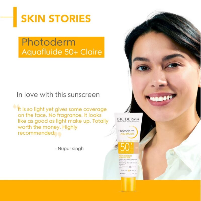 فلوئید ضدآفتاب SPF50 بایودرما Photoderm Light