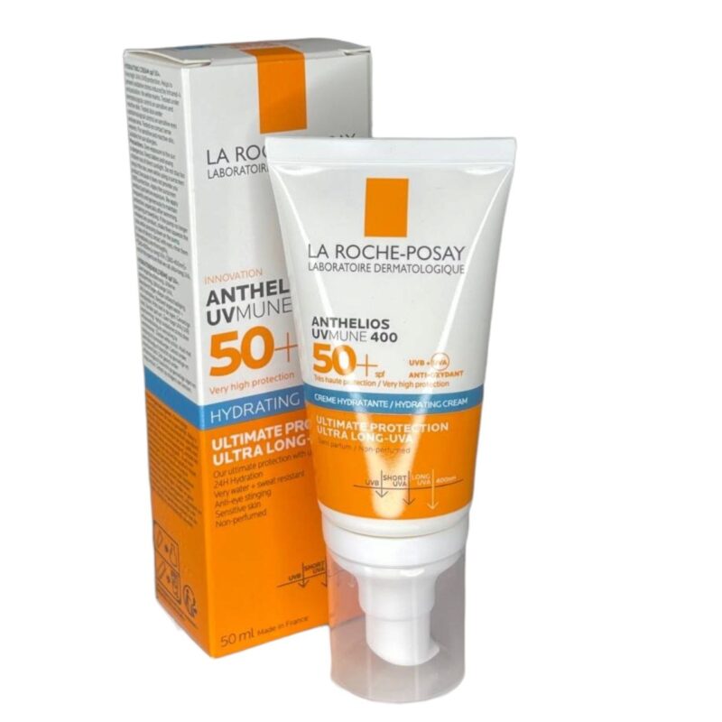 کرم ضد آفتاب ابرسان SPF 50 لاروش پوزای ANTHELIOS UVMUNE 400 HYDRATING