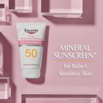 کرم ضدآفتاب SPF50 کودک اوسرین مدل Mineral Baby