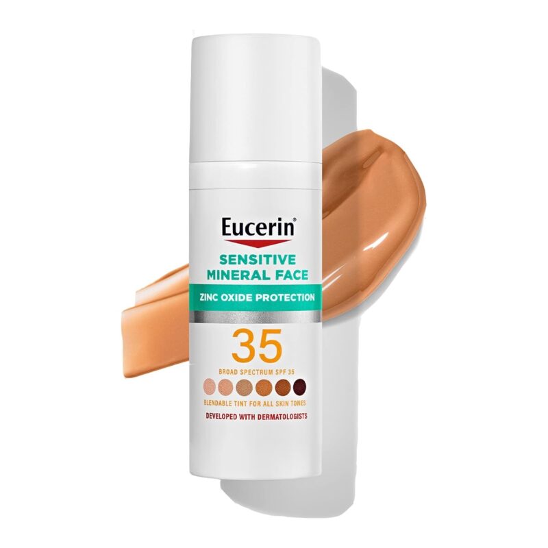 کرم ضدآفتاب SPF35 اوسرین مدل Sensitive Mineral Tinted