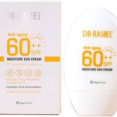 کرم ضدآفتاب SPF60 مرطوب کننده دکتر راشل Anti Aging