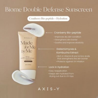 کرم ضدآفتاب SPF50 اکسیس وای Biome Double Defense